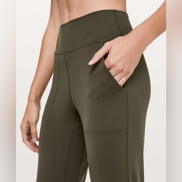 lululemon athletica Pants - Bundle of 2 Lululemon Align High Rise Cropped Jogger 21” (Dark Olive + Black)